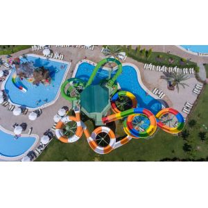 Amusement Theme Park Rides Big Play Equipment Above Ground Pool Slide Kids