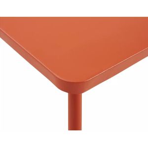 Outdoor Furniture AJUNION Colorful Macaron Metal Patio Set with 4 Seating Lounge