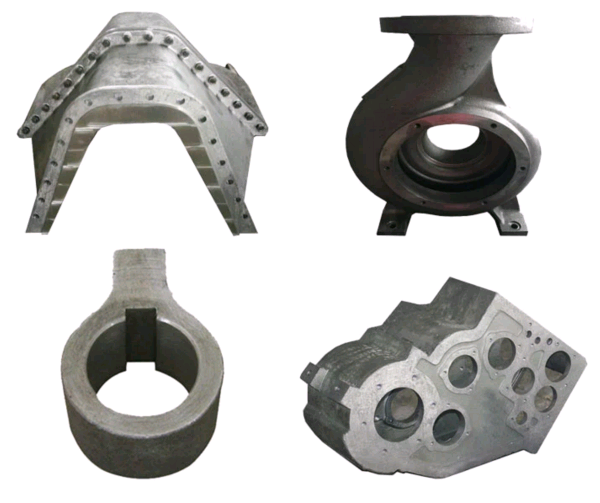 GGG50 GGG40 Ductile Cast Iron Machine Spare Parts + / -0.02mm Tolerance