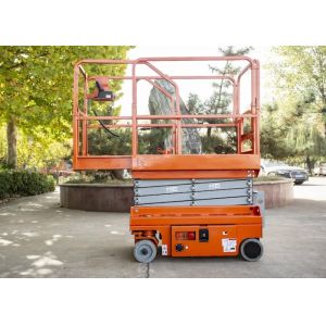 8m To 14m Height Self Propelled Electric Scissor Lift 300kg Mobile Aerial Work