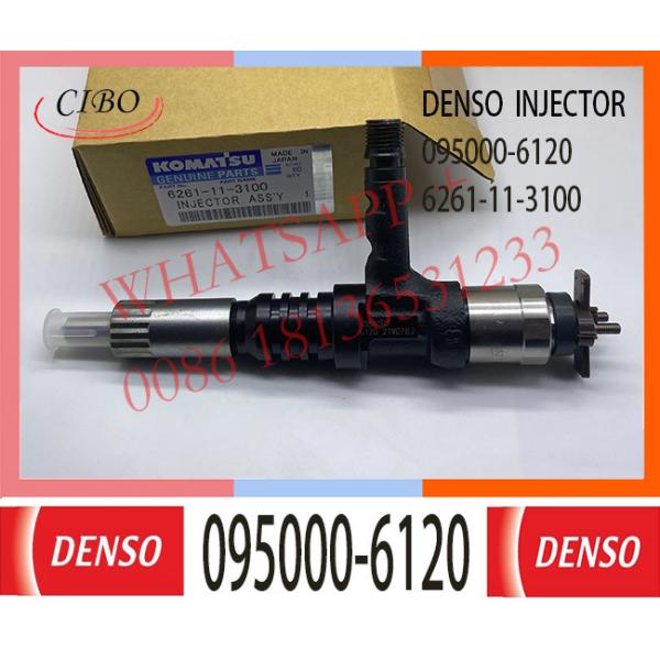 095000-6120 Denso Diesel Common Rail Fuel Injector For Komatsu PC600 PC650-8