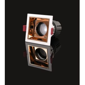 38deg Anti Glare Spotlights 100lm/ W Square LED Spotlight 15W 24deg 38deg