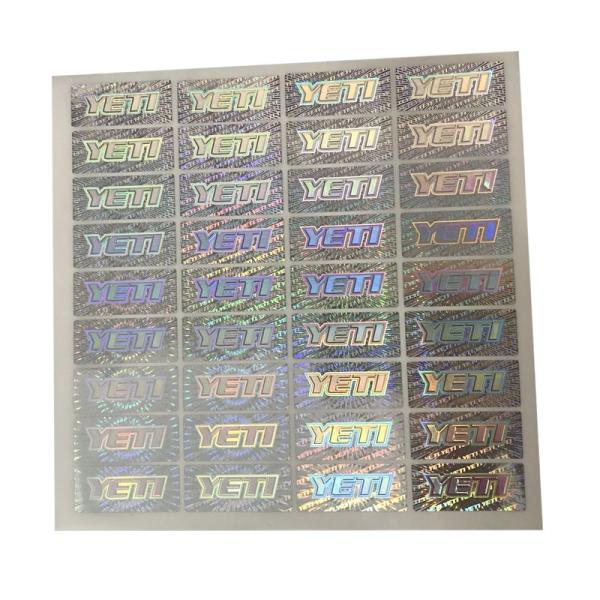 Buy Anti Counterfeiting PET Film 3D Holographic Stickers at wholesale prices