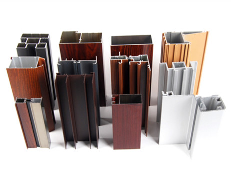 Buy Powder Spray Coated Construction Aluminum Profile /  Customized Sections at wholesale prices