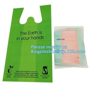 Biodegradable hot sell food waste compostable plastic garbage bag, Biodegradable