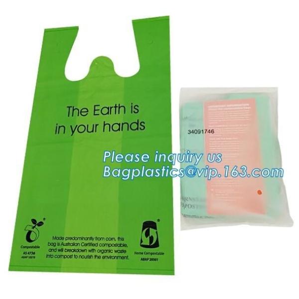 Biodegradable hot sell food waste compostable plastic garbage bag, Biodegradable