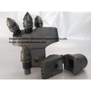 BFZ80 BHR73 Replacement Auger Teeth , Flat Carbide Bullet Teeth