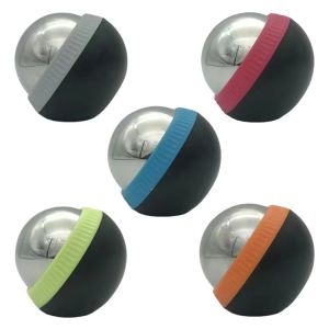 Handheld Stainless Steel Massage Ball D54mm Cold Therapy Massage Roller