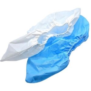 Anti-Bacterial Disposable Shoe Cover Anti-skid White/Blue/Green/Yellow 20-40gsm