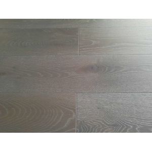 Grey Washed European Oak Wide Plank Paruet Flooring, Character ABCD Grade