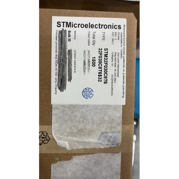 Buy STM32F030C8T6  LQFP48   SMDIntegrated Circuits MCU Controller Microcontrol at wholesale prices