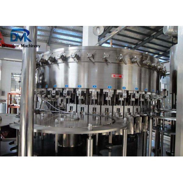 Isobaric Filling Stainless Steel Beverage Bottling Machine With Bottle Washing