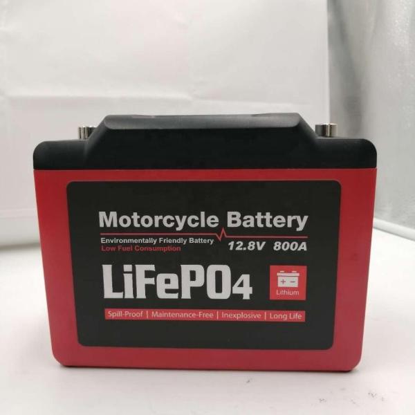 Buy Lithium 800 CCA 8Ah 12V Lifepo4 Battery For Motorcycle Starter at wholesale prices