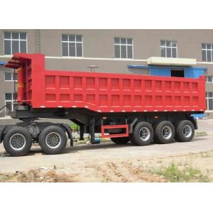 China 29.32 CBM bulk heavy duty tipper trailer for Ghana Market on sale