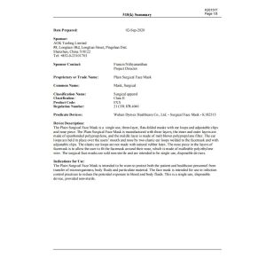 3 Layer Design Protection Disposable Medical Grade Face Mask