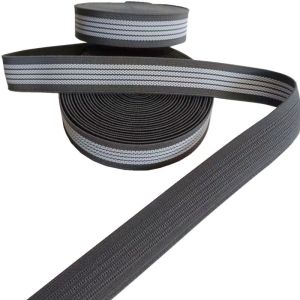 Polyester 25mm Anti Slip Webbing 50m Roll Couch Elastic Webbing