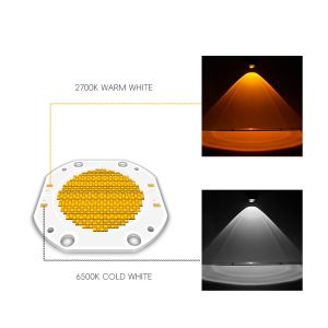 Bi Color 2700K 6500K High Power CRI 95 600W COB LED Chip Module PCB Board for