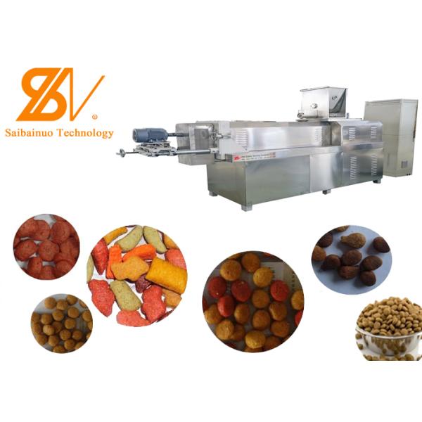 Low Noise Stainless Steel 380kw 3t/H Pet Food Extruder