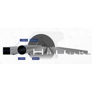 Fiber Laser Pipe Cutting Machine With FSCUT5000B Control Software