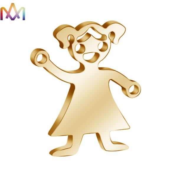 Buy anti rust Plating OEM Meaningful Engravable Boy Girl Pendant at wholesale prices