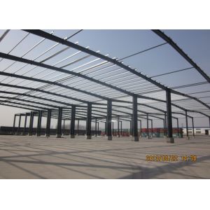 Welded EPS Roof DFT 80um Steel Structure Warehouse