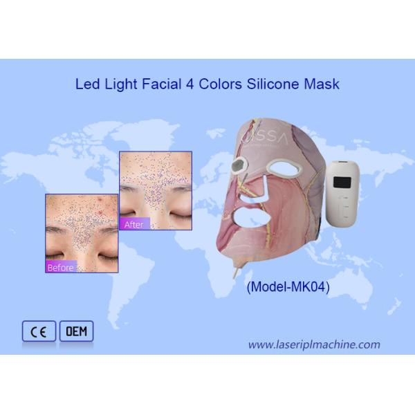Buy Gross Weight 13.1KG Skin Rejuvenation Infrared Light Face Mask LED with 4 Colors at wholesale prices
