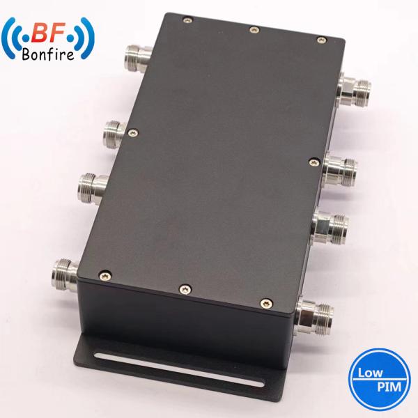 100W 617-3800MHz DIN-Female 4 in 4 out 7dB Hybrid Coupler Combiner for Ibs