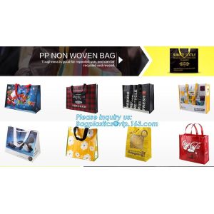 custom logo printed reusable cheap non woven bag fabric tote shopping bag for