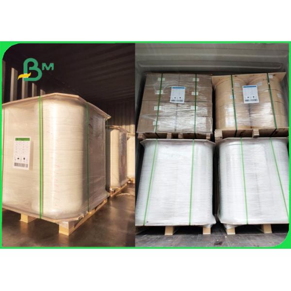 straw wrapping paper Food Safe Compostable 28gsm White Straw Pipe Wrapping Paper 35mm Rolls