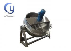 Quality Tiltable Automated Mixing Industrial Steam Jacketed Kettle 500 Liter Steam for sale