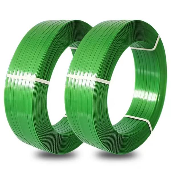 Buy 1608 Green Polyester Plastic Wire Steel Strapping Tape Packing Tape at wholesale prices