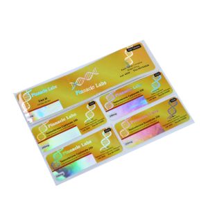 CMYK 10ml Glass Vial Labels For Test Cypionate