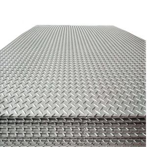 ASTM 201 304 Stainless Steel Pattern Sheet Checkered Embossed