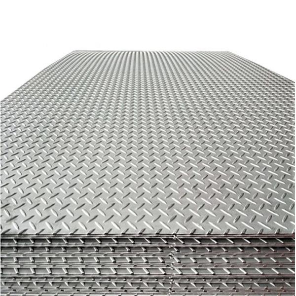 Buy ASTM 201 304 Stainless Steel Pattern Sheet Checkered Embossed at wholesale prices