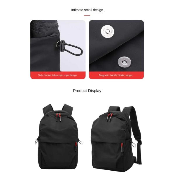 Wholesale custom logo men's and women's white backpack portable waterproof backpack fashion school bag