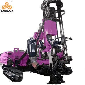 Hydraulic Drilling Rig Mining DTH Drilling Machine Working Pressure 20 Bar