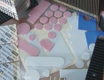 Pink 3W/mK High Tack Surface Reduces Contact Resistance Thermal Gap Filler G579