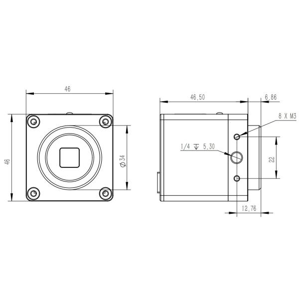 1080P True Color Digital Camera HDMI USB2.0 Multi Interface