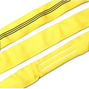 WLL 3000KG Endless Round Slings , Polyester Lifting Sling With Long Life