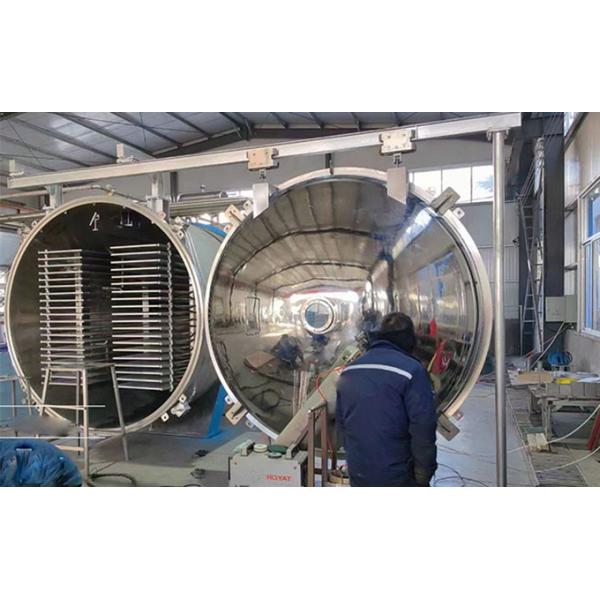 PLC Large Food Industrial Freeze Dryer Machine 220V/380V/3PH