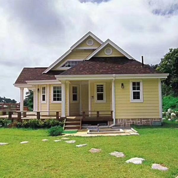 Four Bedrooms Customized Cheap Construction Prefab Light Steel Structure Villa