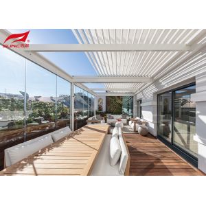 OEM Motorized Outdoor Waterproof Aluminium Bioclimatic Backyard Pergola