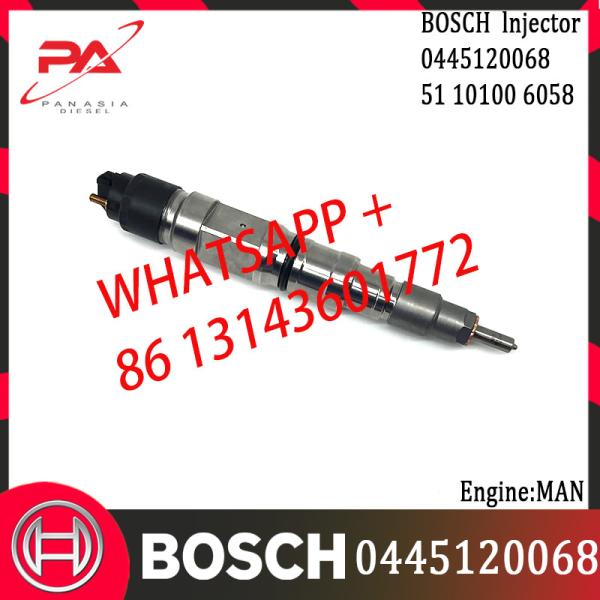BOSCH original Diesel Common Rail Injector 0445120068 51101006058 for MAN Engine