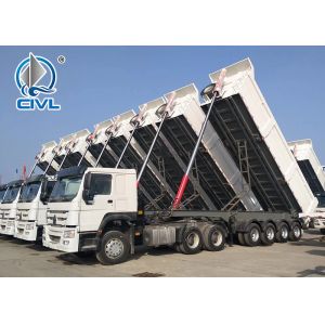 3 Axles 50T 40 Feet High Quality Side Tipper Trailer /Tipping Semi Trailer Used