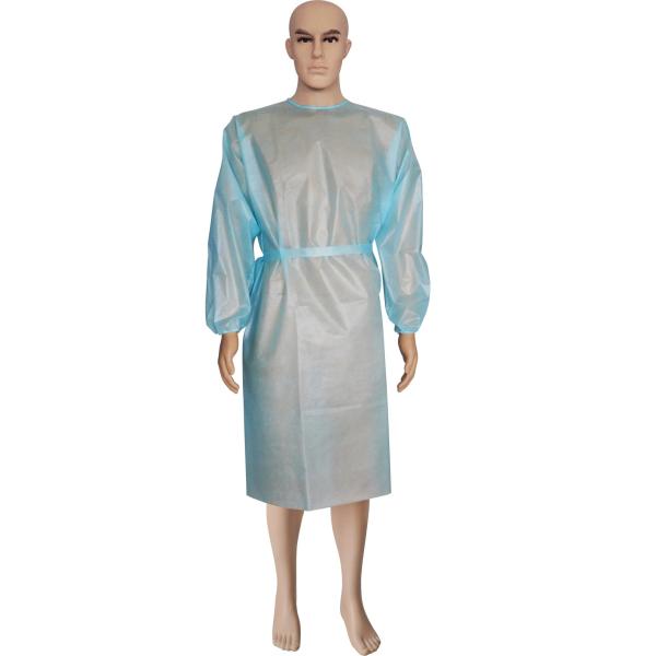 Buy Pe Coated PP Hygiene S Non Woven Isolation Gown at wholesale prices