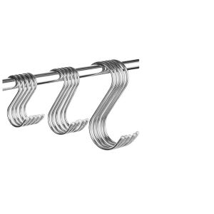 Quality Metric Blue Anodized S Shaped Metal Hooks for Kitchen Cabinet Display m1.6 m2 m2.5 m3 m4 m5 m6 m8 m10 m12 m14 m16 m20 for sale