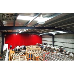 Ethiopia Prefabricated Light Steel Structure Warehouse with Single Steel Sheet