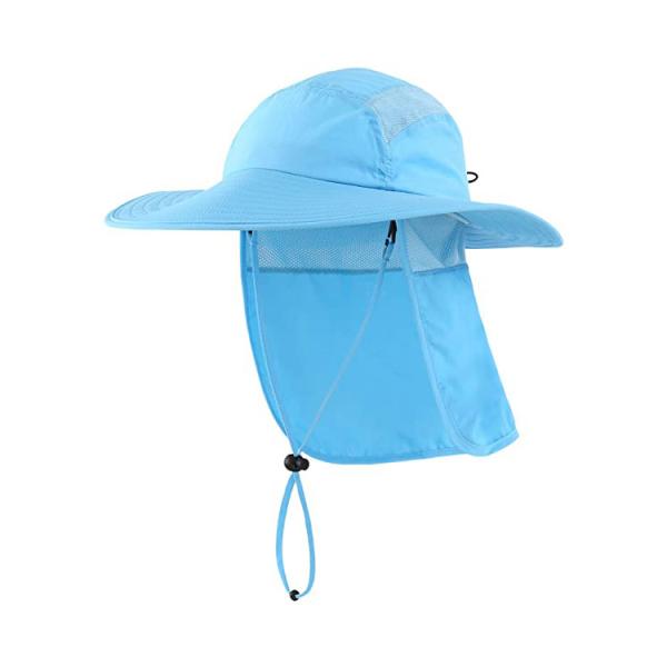 Buy Hiking Neck Cover 55cm Fisherman Bucket Hat Digital Printed at wholesale prices