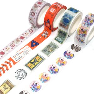 Custom Single Sided Adhesive Japanese Printed Masking Washi Tapes