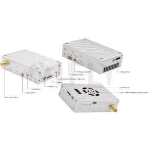 1080P HD COFDM digital Video Wireless Transmitter encrypted with two way data